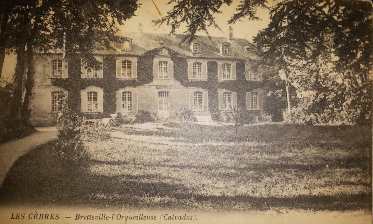 Bed & Breakfast Chateau Les Cedres Bretteville-l'Orgueilleuse Екстер'єр фото